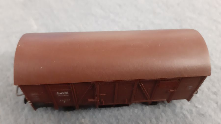 Vláčiky - krytý vozeň BDŽ PIKO H0 - 4