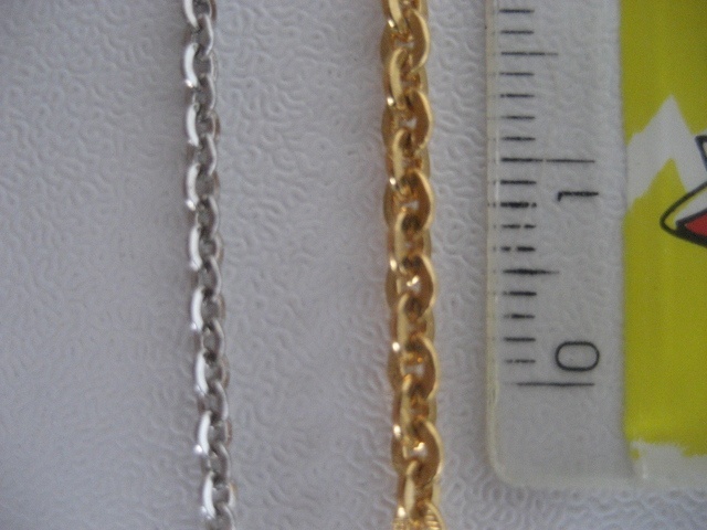 Strieborná a zlatá retiazka - 4