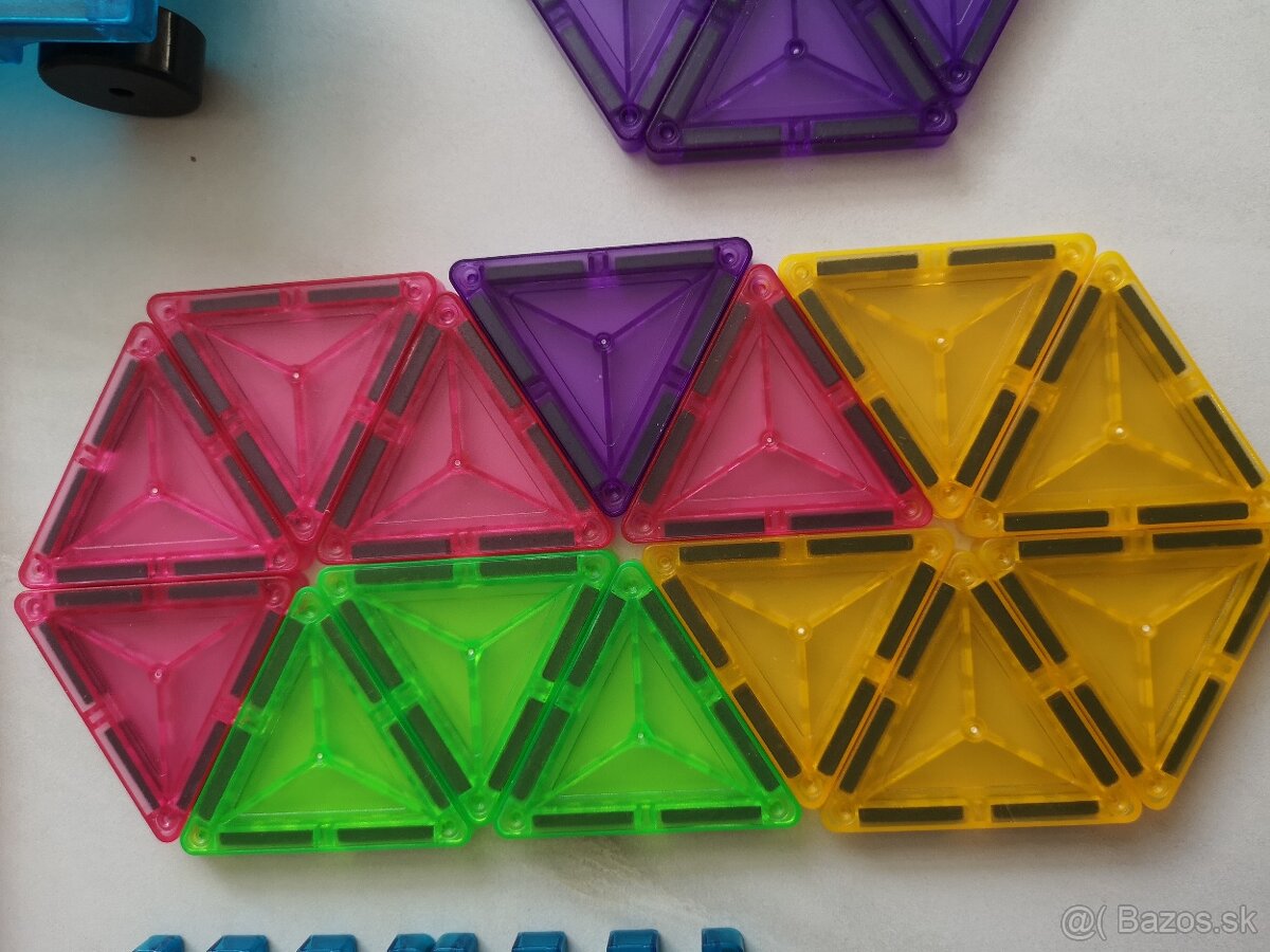 magnetické kocky- Sada 100 ks - 4