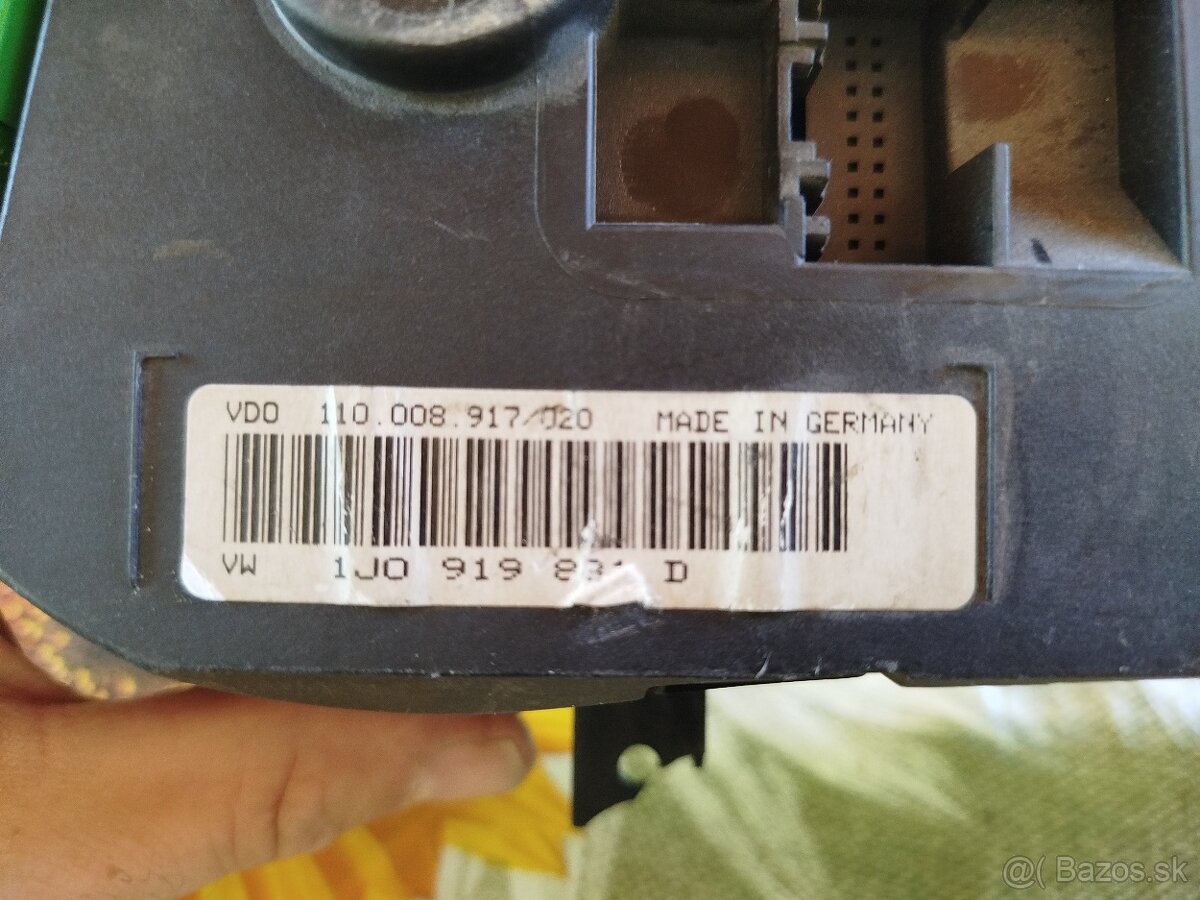 Budíky VW Golf 4 TDI - 4