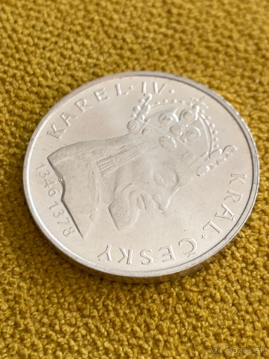 Pamätná minca Karel IV - 4