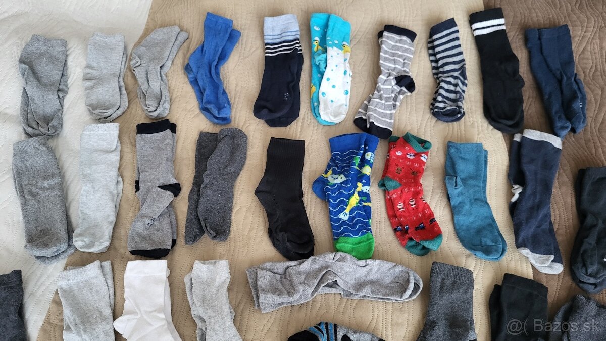 Ponožky velk. 31-34, 30 párov - 4