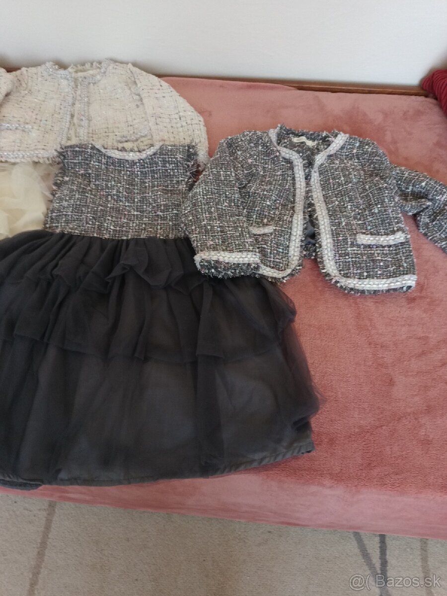 Dievčenské šaty s kabatikom c 15 - 4