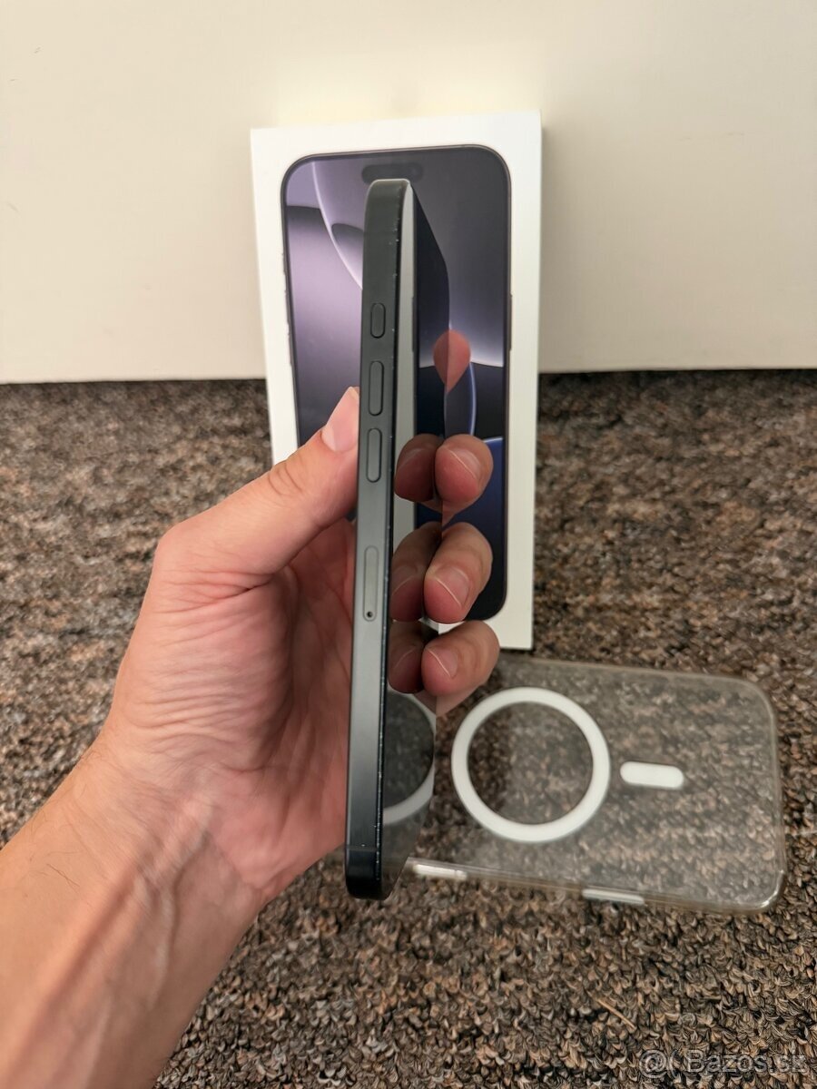 Apple iPhone 16 Pro 256 GB BLACK TITAN Čierny Titán TOP STAV - 4