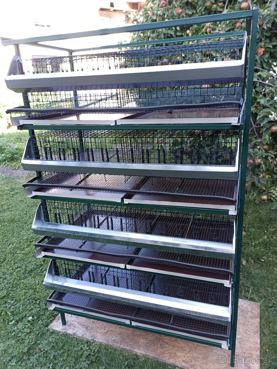 Klietky pre prepelice zo stojanom - 4