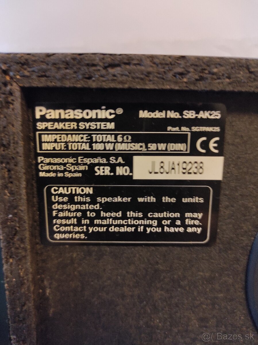 Panasonic reproduktory - 4