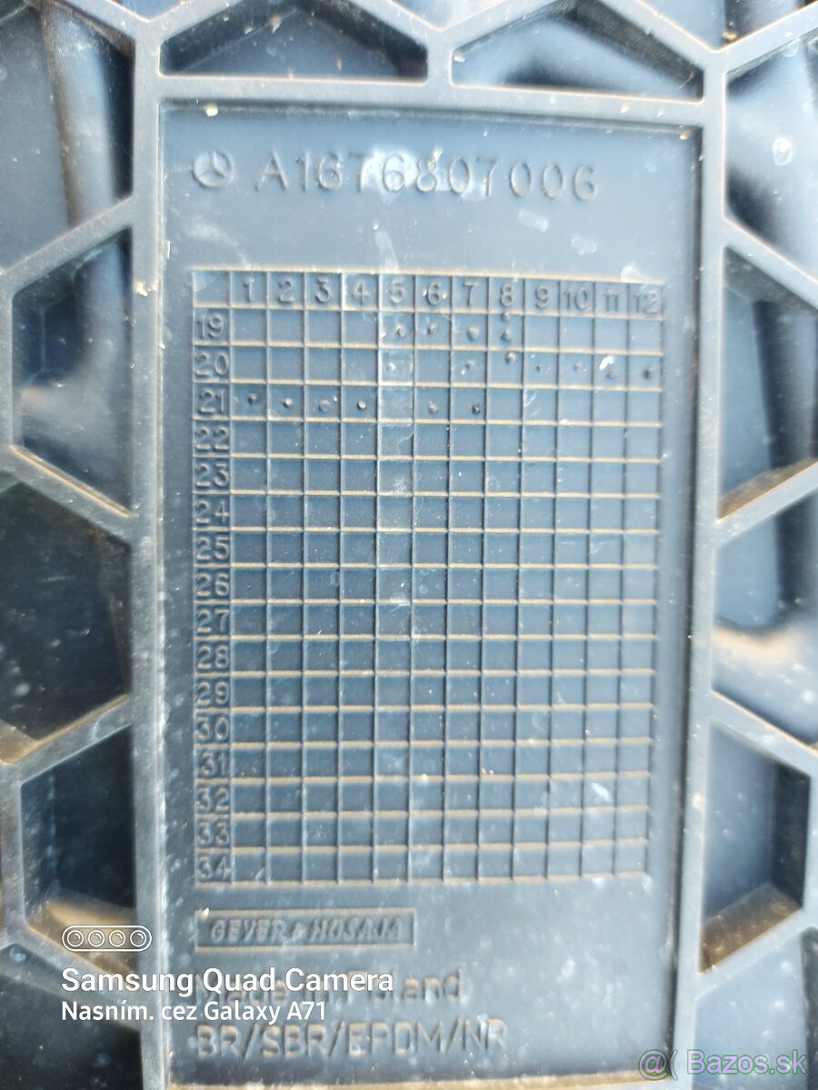 Mercedes rohoze gumenne koberce gumene koberce - 4