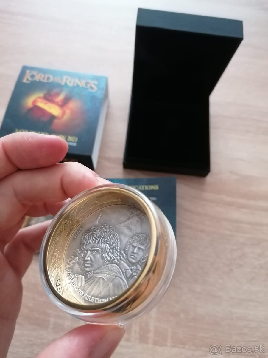 zlato striebro Lord of the rings - pán prsteňov 2023 one - 4
