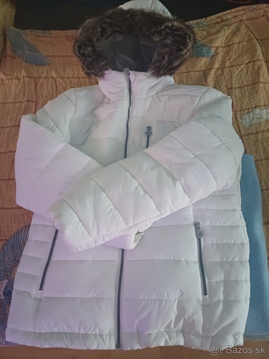 Zimná biela bunda v.L-NOVÁ - 4