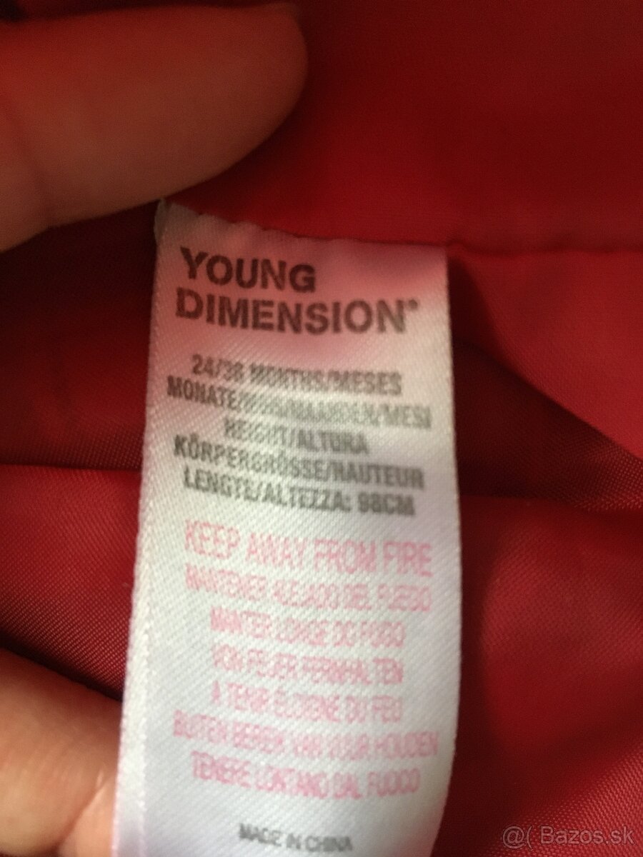 dievčenské šaty zn. Young Dimension - 4