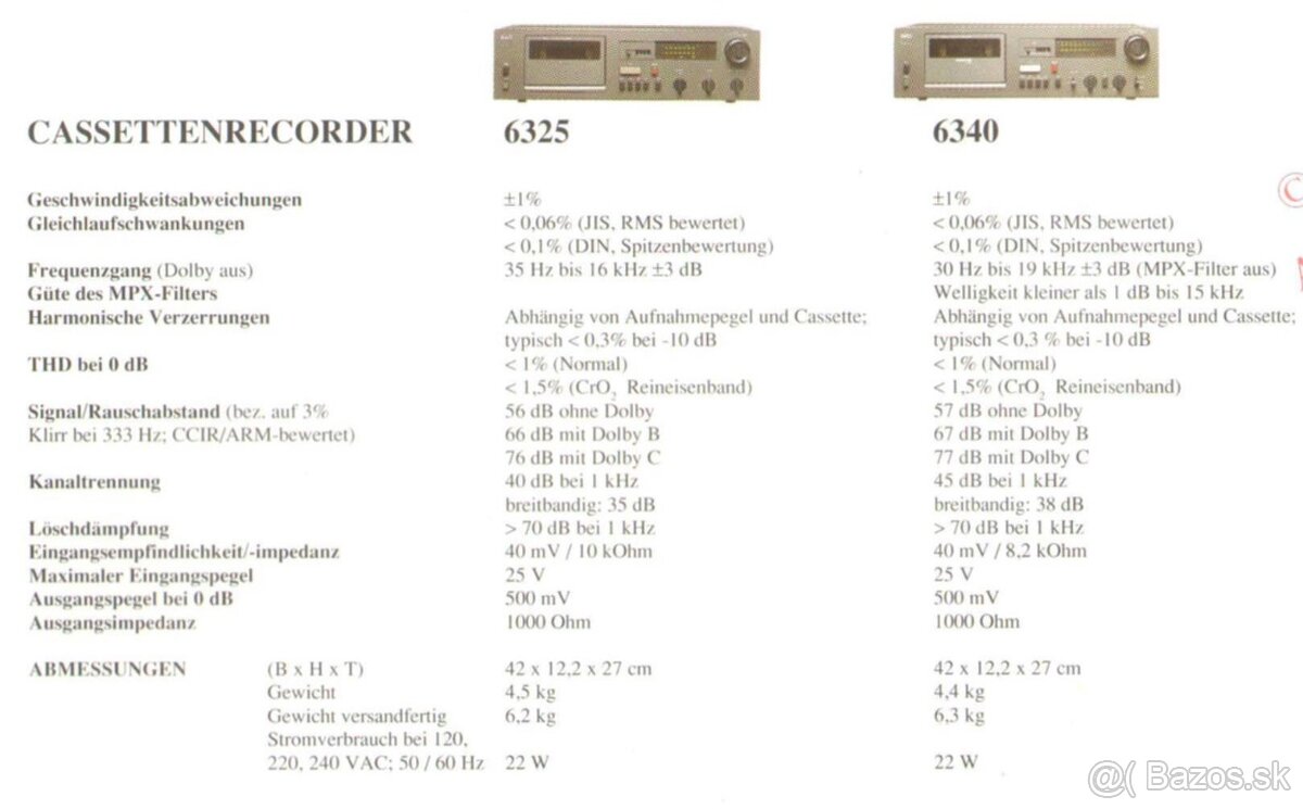 Predam kazetak 3x NAD a dvojdeck rozne - 4