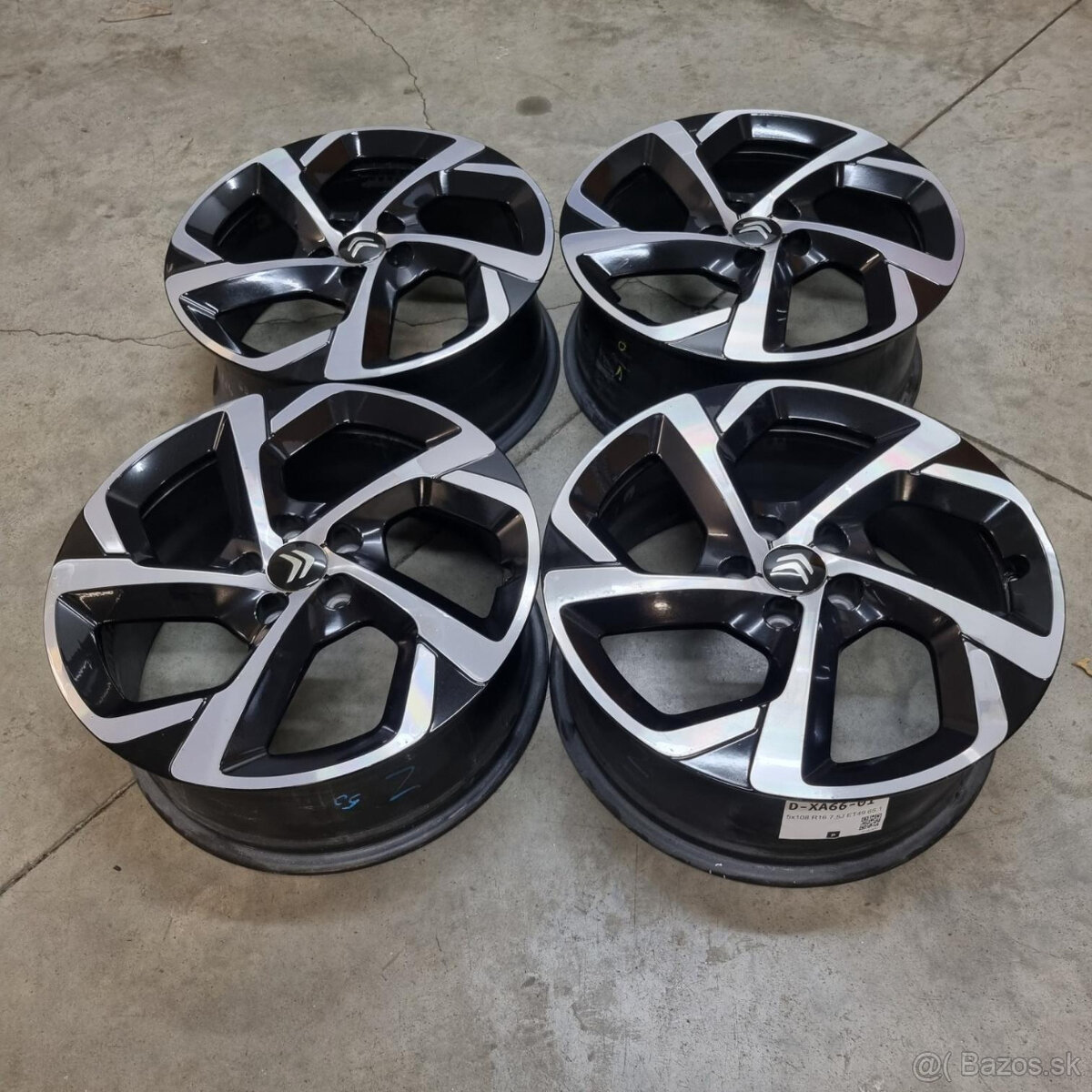 Hliníkové Citroen disky 5x108 R18 7,5J ET49 - 4