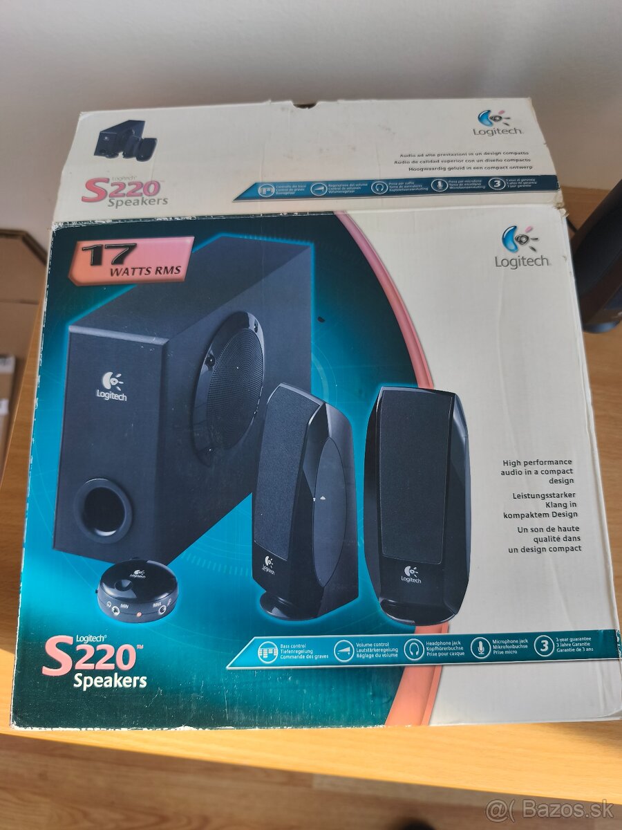 Logitech S220 2.1 PC reproduktory - 4
