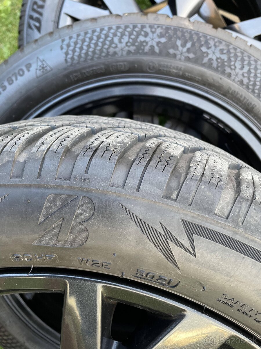 ALU disky skoda VW,AUDI Seat 205 55 R17 zimné 5x112 - 4