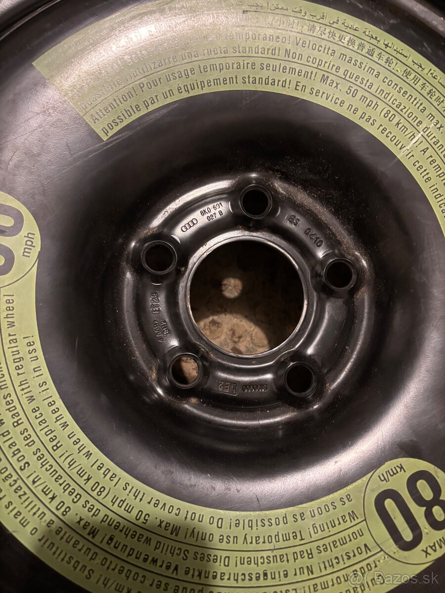 Dojazdové koleso rezerva T 125/70 R19 - 4