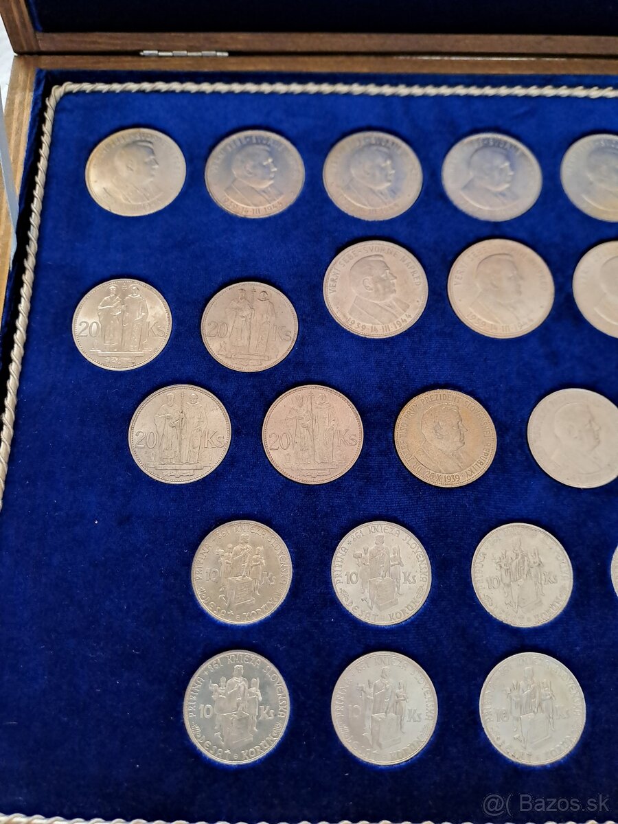 Kazeta strieborné mince 1939-1945 - 4