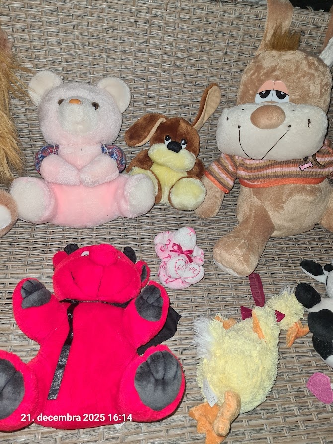 Plyšové hračky, plys, 9ks - 4