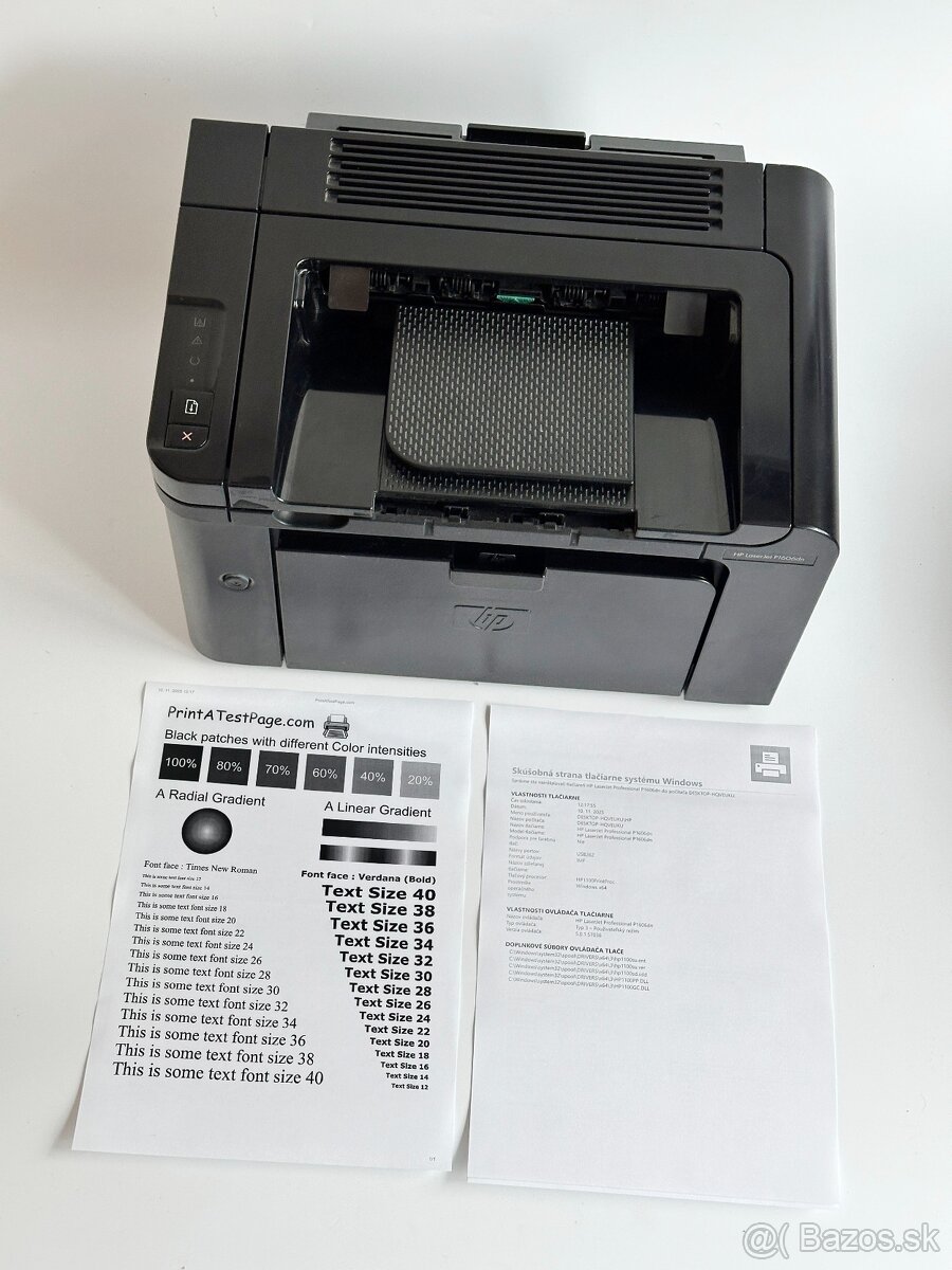 Laserová duplexná tlačiareň HP LaserJet P1606dn s tonerom - 4