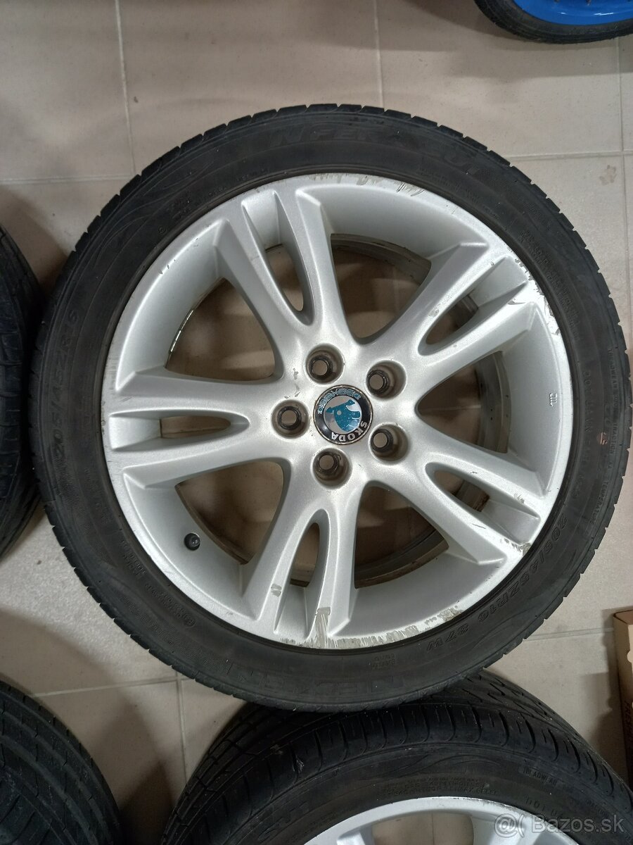 5x100 R16 - 205/45 R16 letne - 4