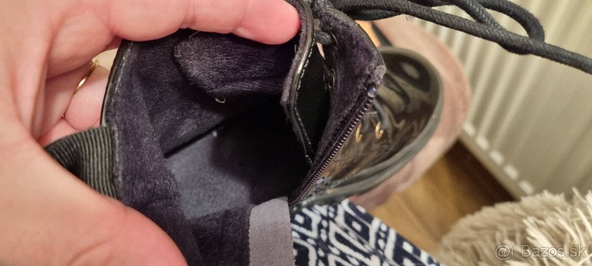 Lakované čižmy h&m 35 - 4