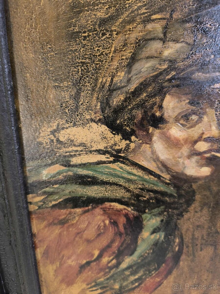 Stará olejomaľba - 4