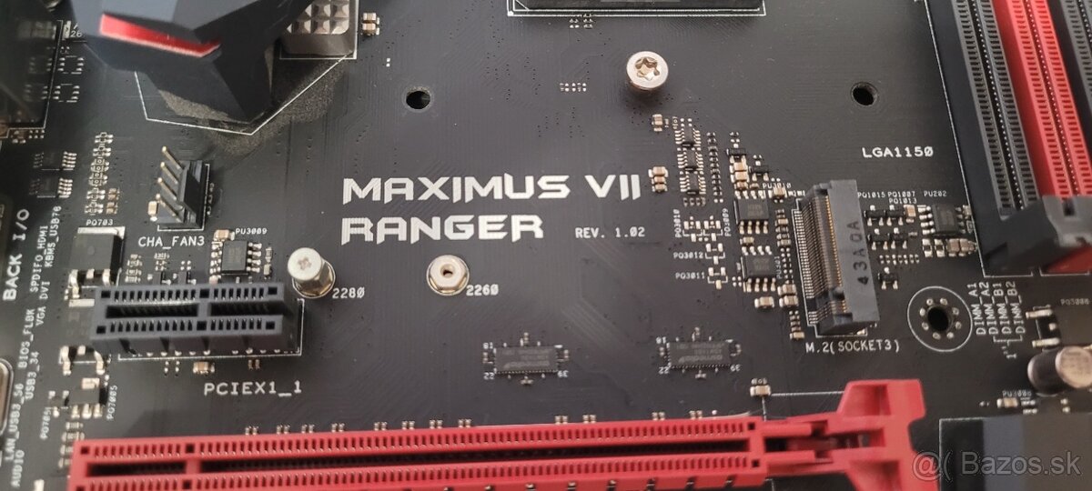 Predám dosku ASUS MAXIMUS VII RANGER + i7 4790 - 4