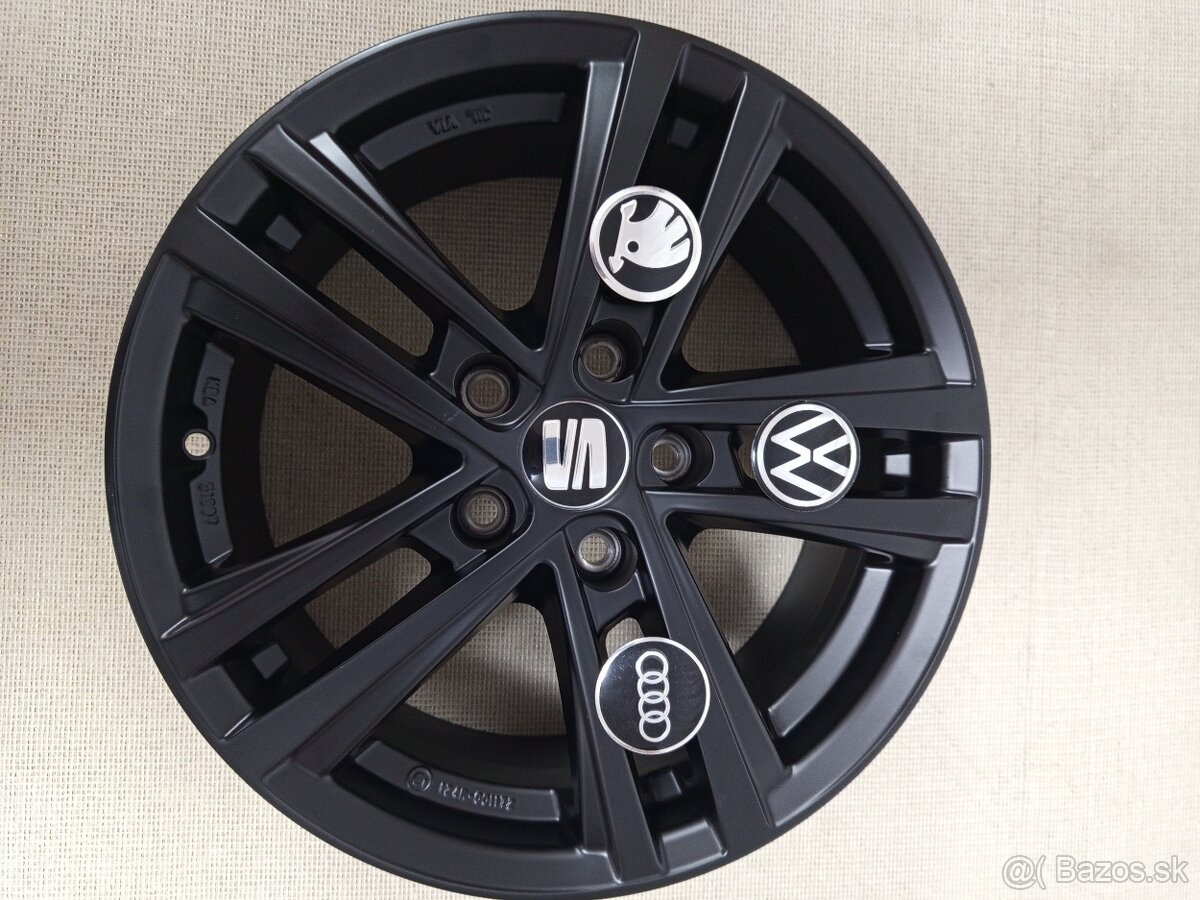 Alu disky R16 5x112 Et33 6.5J Seat Audi Volkswagen Škoda - 4