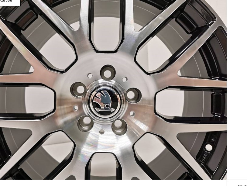 Škoda Kodiaq, Vw Eos alu disky 7,5x17 5x112 ET35 1201 - 4
