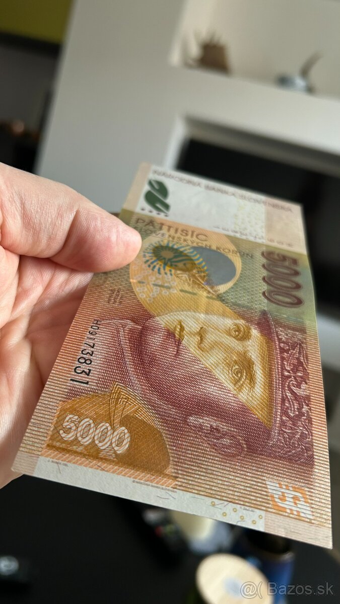 Bankovky Slovensko 5000 SK 1999 UNC - 4