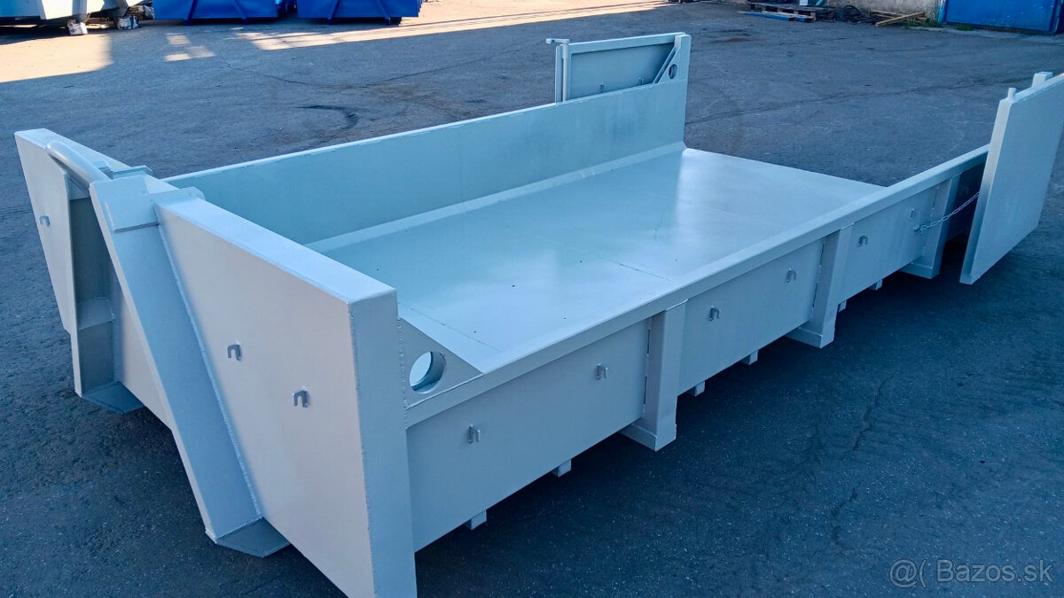 AVIA suťový hákový kontejner (3800x2000x500mm, zvýšené čela) - 4