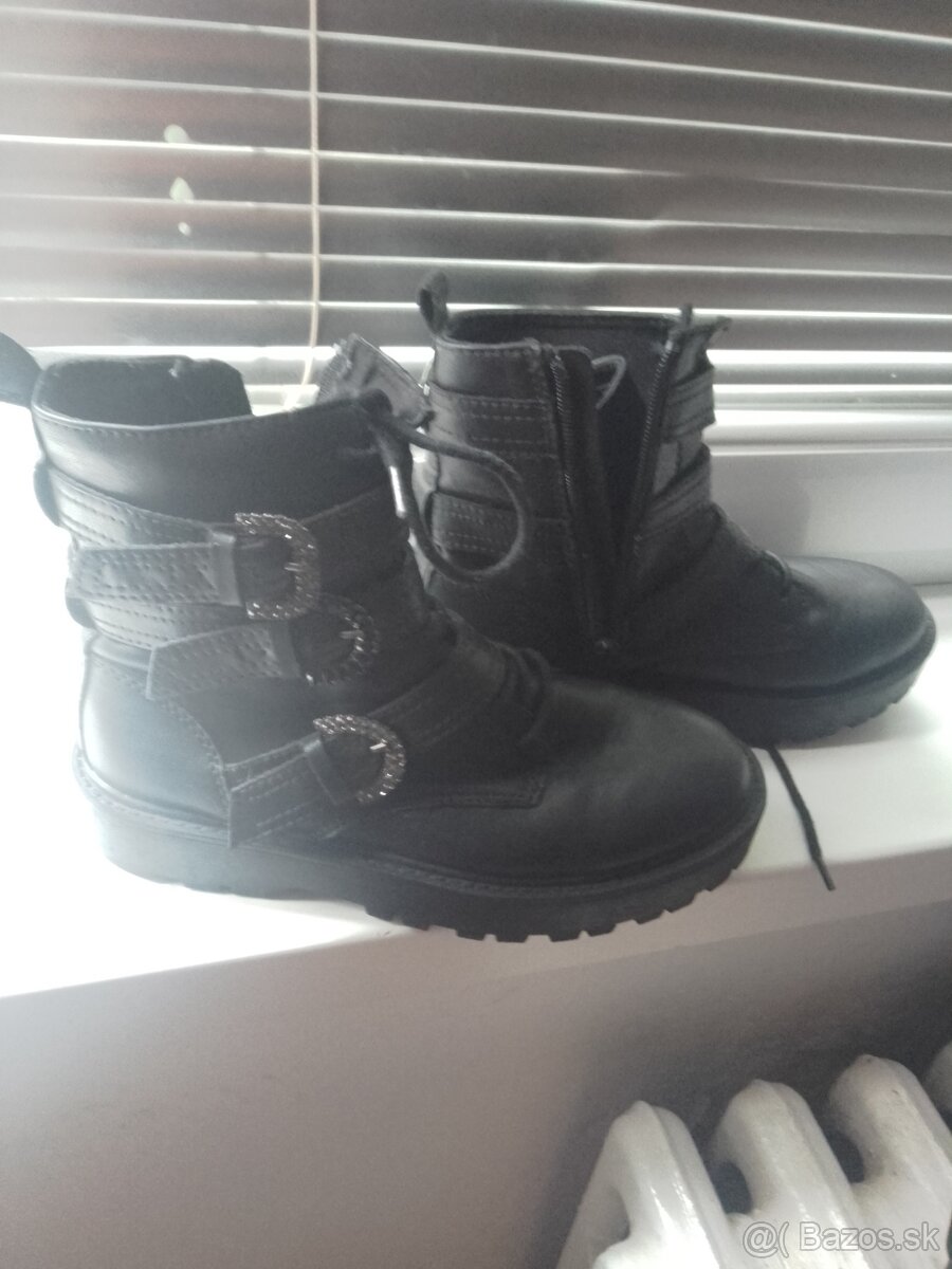 Dievčenské kotníkové topánky, veľkosť 36 Zara - 4