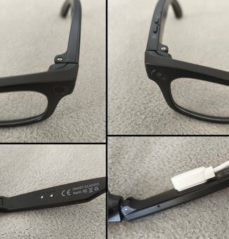 Štýlové smart okuliare so zabudovanou kamerou - 4