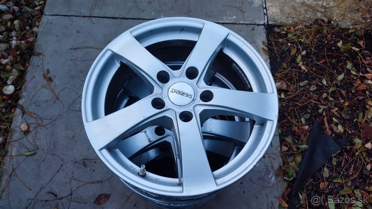 ALU disky Dezent 6 1/2 Jx16H2 aj so snimacom tlaku - 4