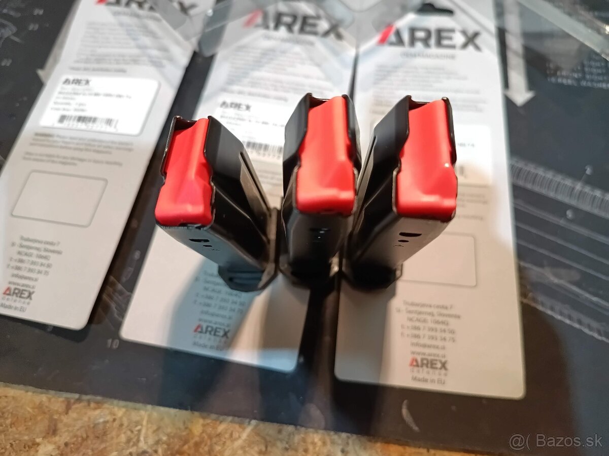 Predám zásobníky do pištole arex delta 15 a 17 ranové - 4
