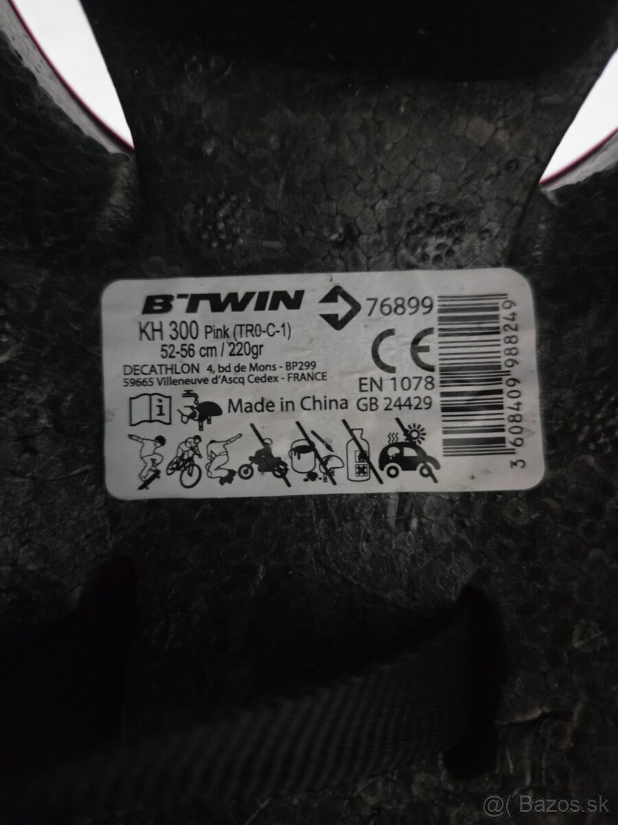 Detská cyklistická prilba 52 - 56 cm - 4