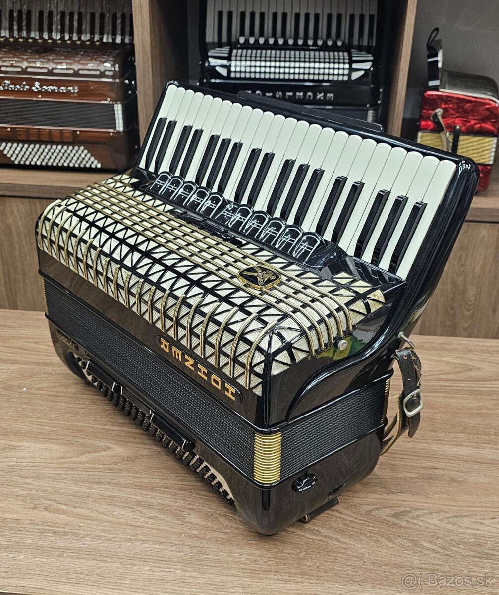 Predám akordeón Hohner Atlantic De Luxe. 120 Basový - 4