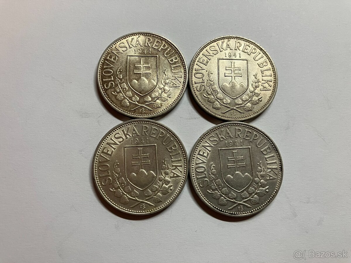 MAGNETICKÁ 20 koruna 1941 Slovenský Štát minca - 4