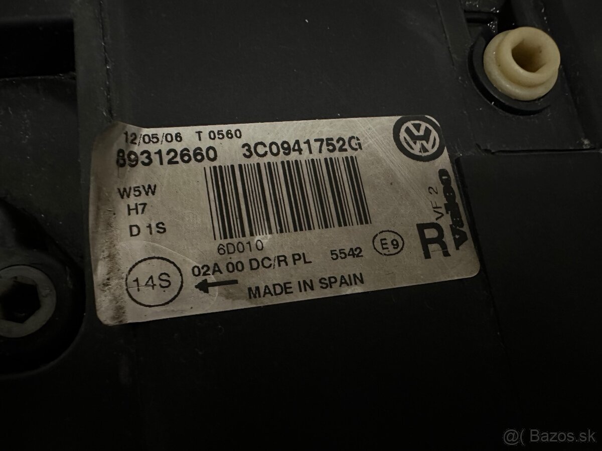Vw passat b6 predné bixenon svetlomety - 4