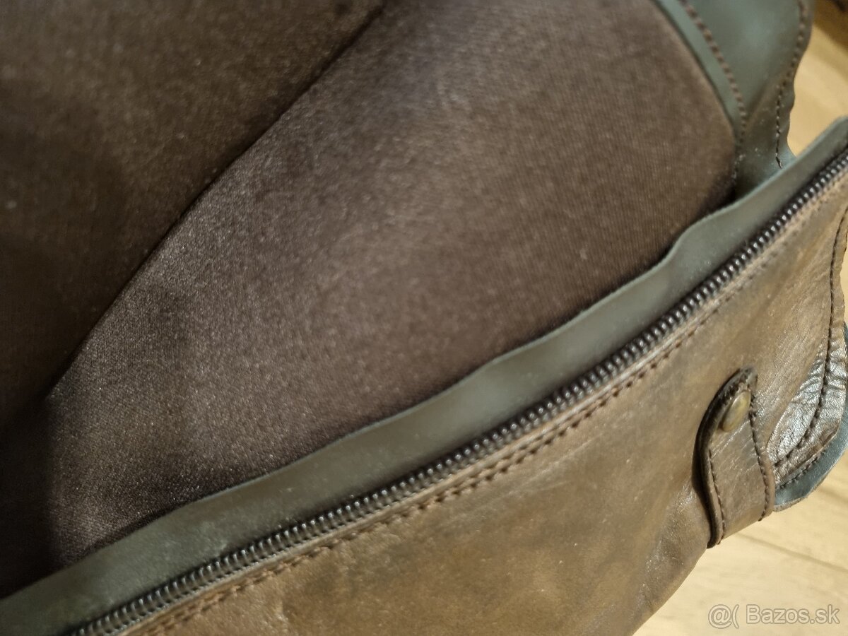 nové kožené hnedé čižmy veľ. 36 - 4