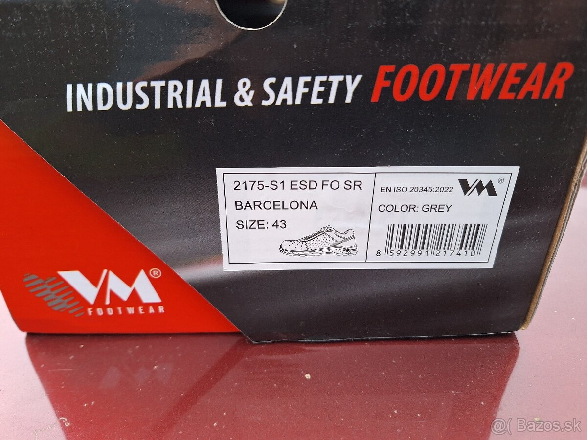 Pracovná obuv nízka 42 aj 43 - 4