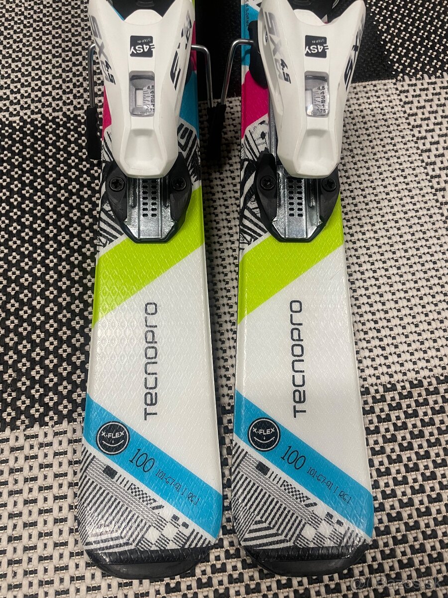Junior dievčenské lyze tecno Pro sweety dĺžka 120cm - 4
