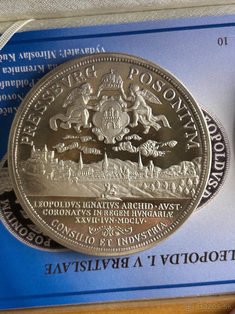 Investičné striebro 350. VÝROCIE KORUNOVÁCIE LEOPOLDA I. - 4