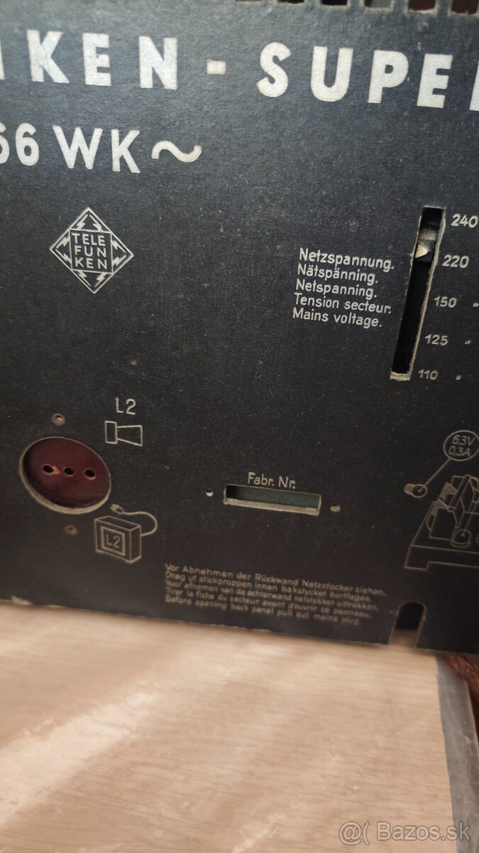 Telefonken super- staré rádio - 4