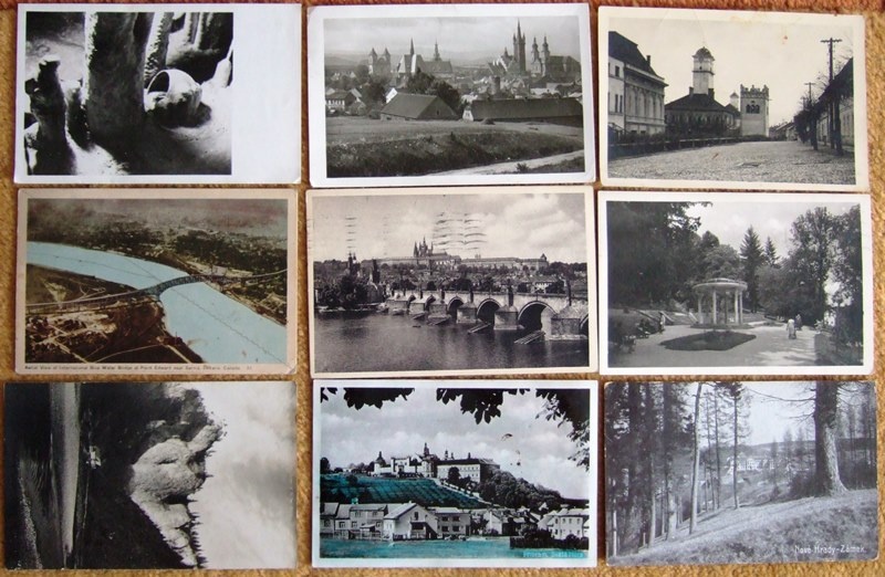 dobové pohľadnice miest a iné - 4