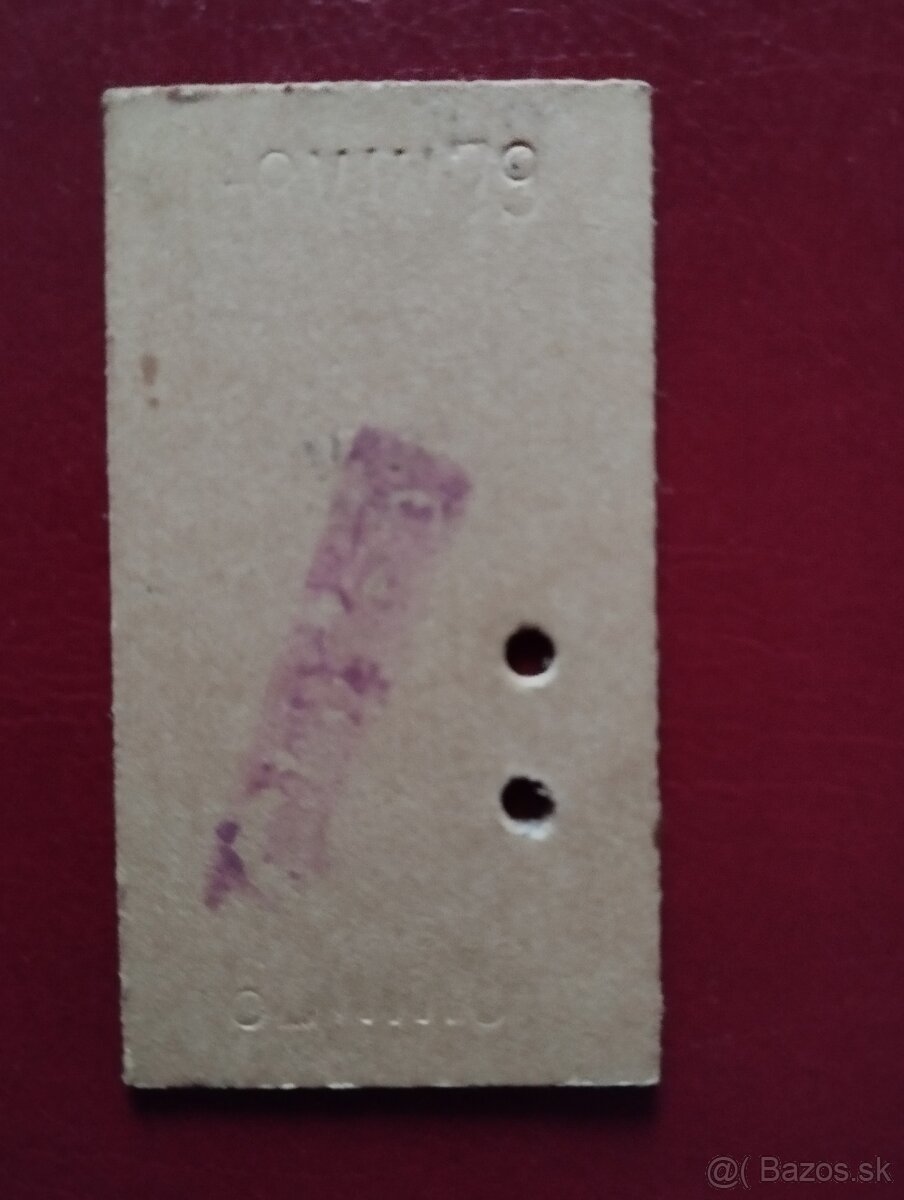 Kartónové lístky na vlak - 4