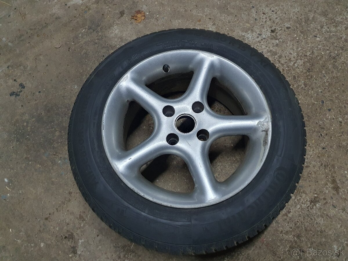 Hliníkové disky + pneumatiky - 4