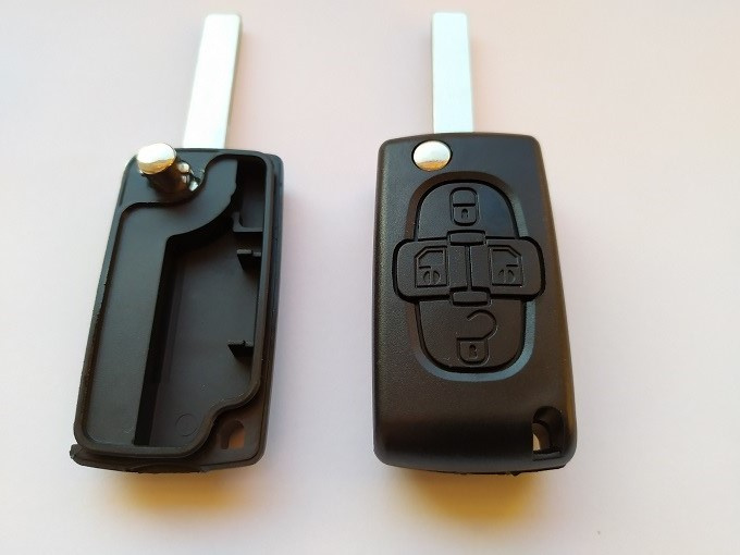 PEUGEOT / CITROEN - 2, 3 a 4 tlač. obal kľúča - 4