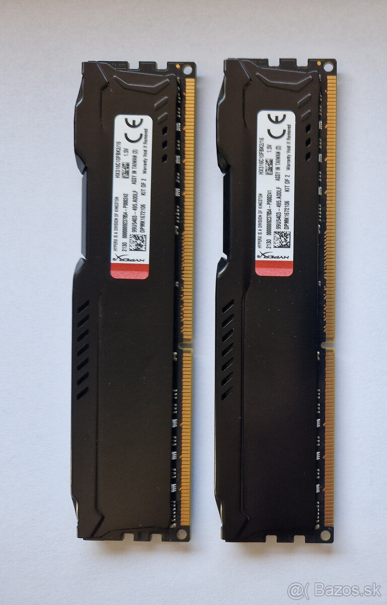 Kingston HyperX Fury 2x8GB DDR3 - 4