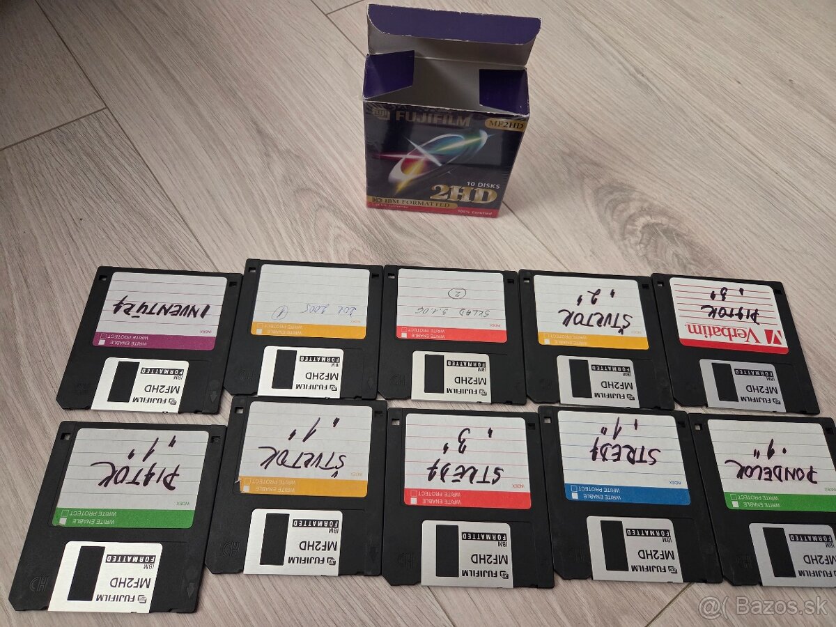 40ks 3,5" 1,44MB diskiet, otestované, naformátované - 4