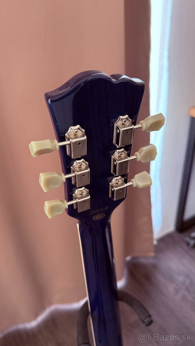 Elektrická gitara SX EC3H Translucent Ocean Blue - 4